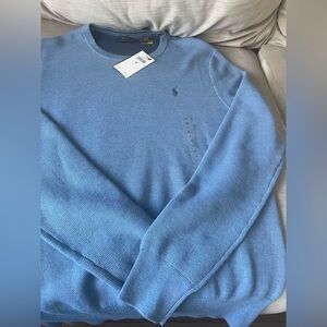 Men’s polo Ralph Lauren sweater BLUE HTR size S